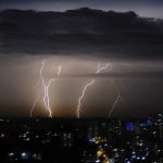Terceiro dia seguido de chuva e raios no Rio Grande do Sul