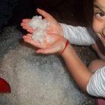 Grandes temporais de granizo castigam o Uruguai