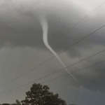 Tornado e funis na Argentina