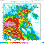 ***ALERTA*** Volumes de chuva extraordinários entre parte do Uruguai e Rio Grande do Sul
