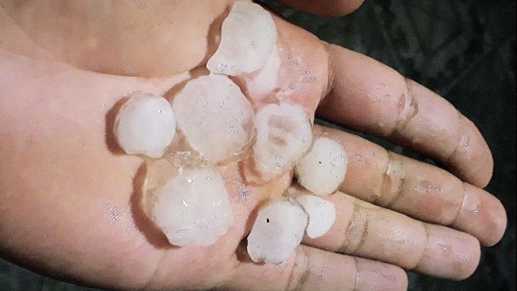Granizo atinge dezenas de municípios do Rio Grande do Sul