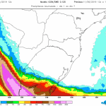 Veja as últimas projeções de chuva excessiva no Uruguai