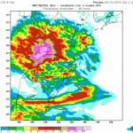 Muita chuva em Misiones e parte do Sul do Brasil