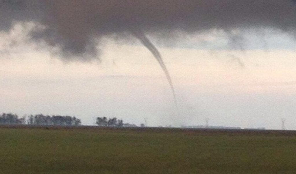 Tornado e uma morte por raio no Sul do Estado no feriado farroupilha