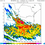 **ALERTA** Risco de fortes temporais no Sul do Brasil