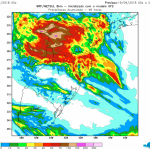 Alerta entre o Norte gaúcho e o Paraná