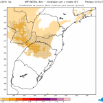Gaúchos terão chuva e temporais no feriado