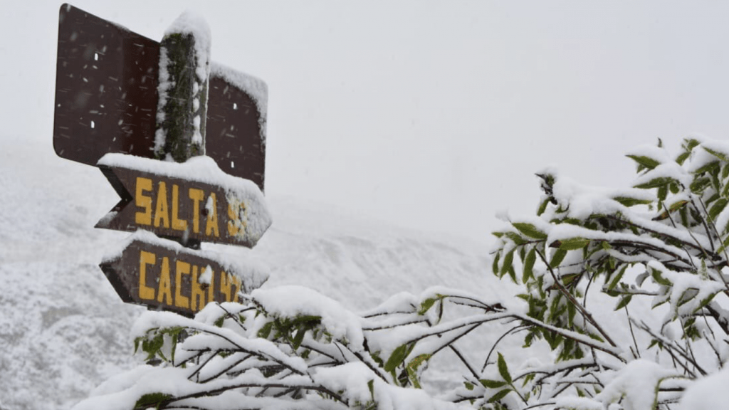 Massa de ar frio traz neve na Argentina e reduzirá chuva no Sul