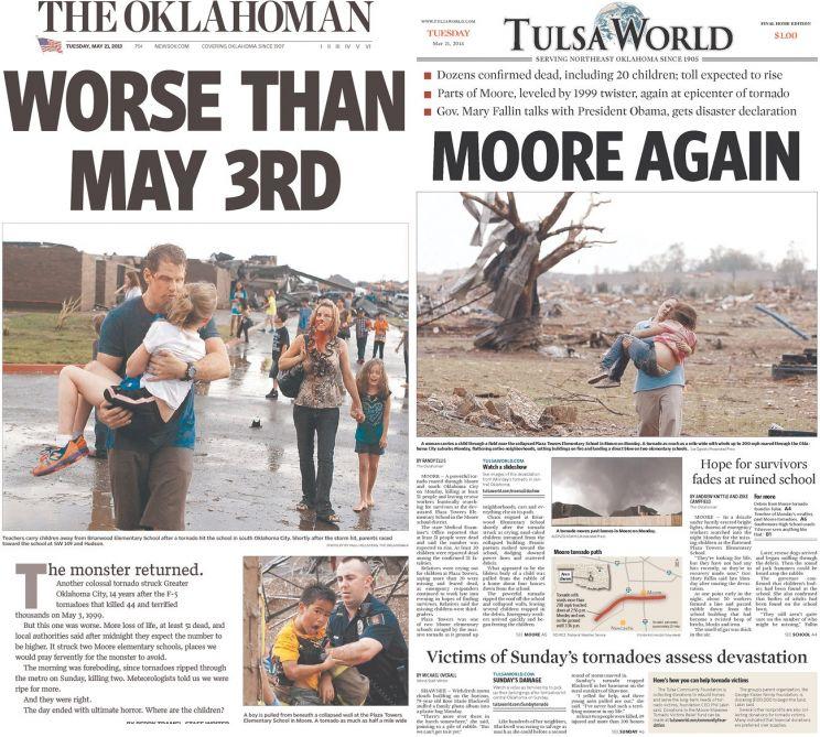 Tornado catastrófico provoca devastação em Oklahoma