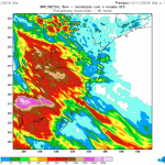 Altos volumes de chuva entre hoje e amanhã