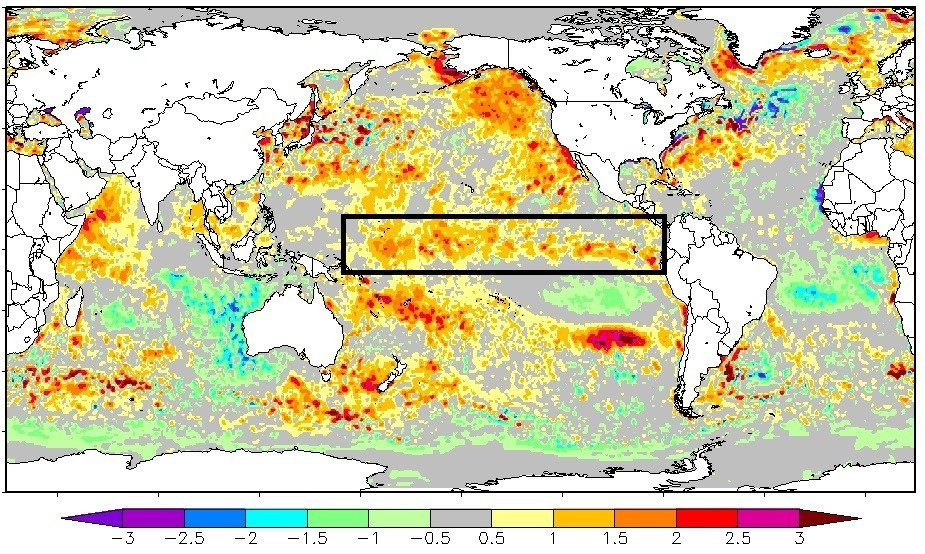 O que falta para um evento do fenômeno El Niño?