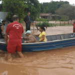 Cidade do litoral catarinense tem quase 300 mm em três dias