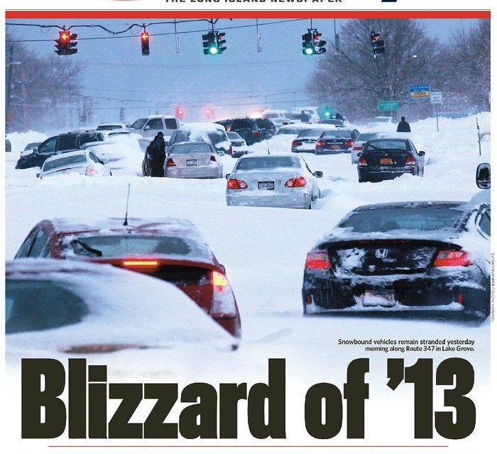 Nevasca nos Estados Unidos – Capas dos jornais deste domingo
