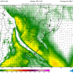 Aviso por rajadas de vento forte quente e seco do quadrante Norte