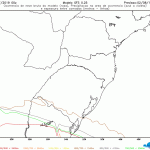 Veja a última projeção de neve do modelo americano