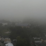 Chuva, frio e granizo