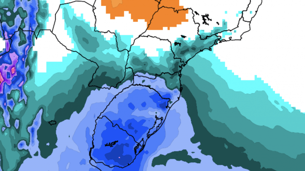 Ar muito frio chega amanhã e trará marcas gélidas no Sul do país