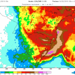 Tempo muda no Rio Grande do Sul e vem muita água