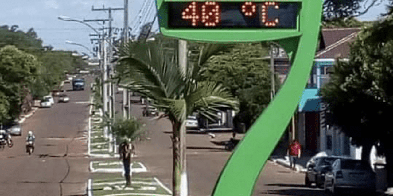 **ATENÇÃO** Calor perto de 40°C no Sul do Brasil nos próximos dias