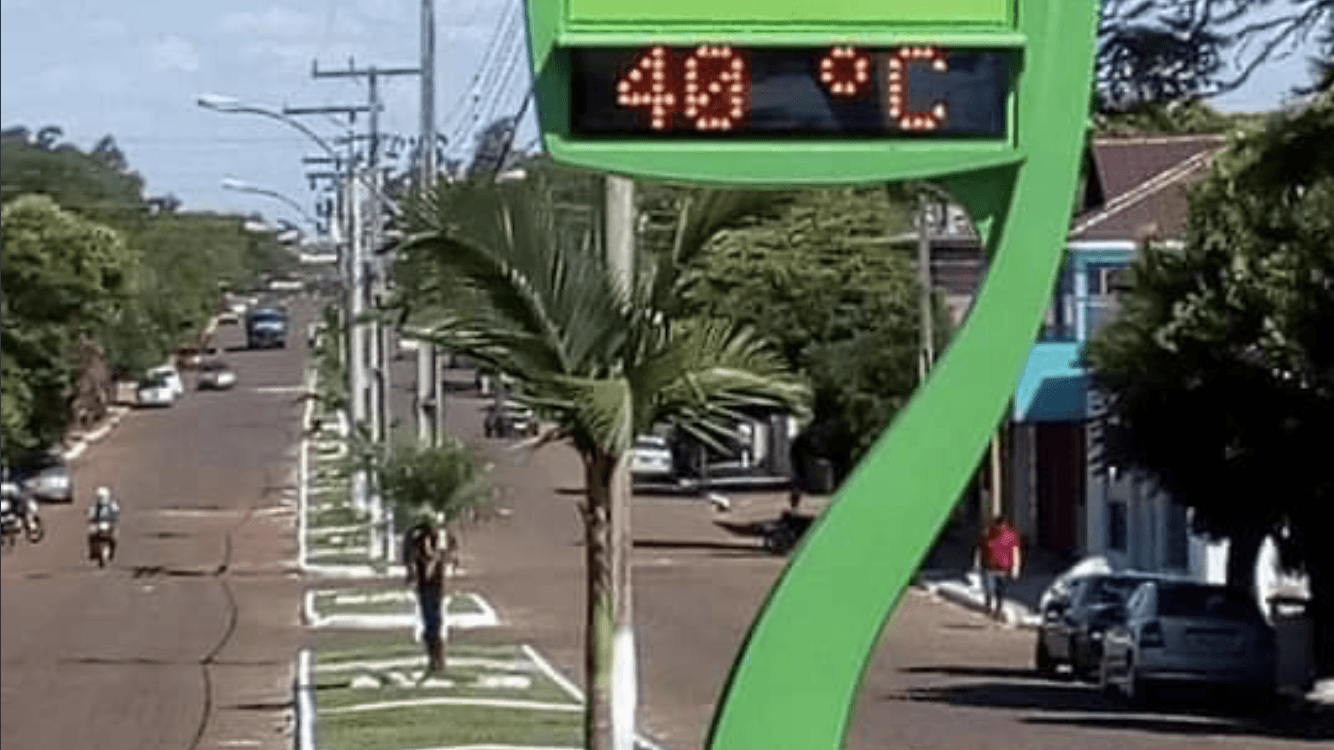 **ATENÇÃO** Calor perto de 40°C no Sul do Brasil nos próximos dias