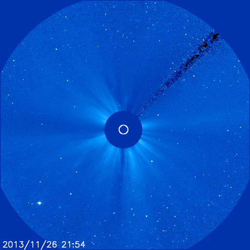 Cometa ISON tem seu contato imediato com o Sol