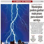 Raio provoca incêndio no Norte do Paraná