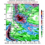 Virada do ano sob muita água no Centro da Argentina