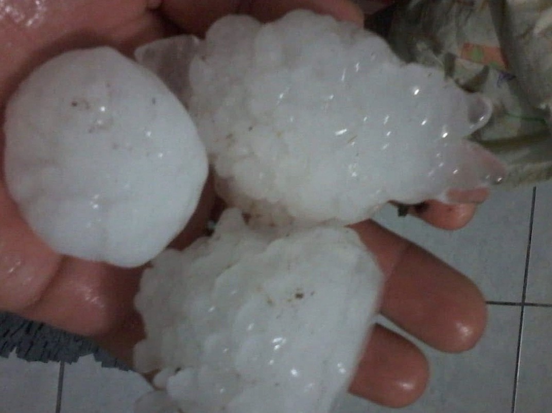 **ATENÇÃO** Risco crítico de granizo nos próximos dias