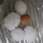 Granizo de grande tamanho causa estragos no Norte gaúcho