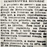 A intensa onda de calor atual sob uma perspectiva histórica