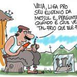 A grande onda de frio nas charges de Tacho e Sinovaldo