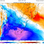 Reforço de ar polar ingressa no Rio Grande do Sul nesta terça-feira