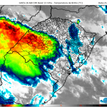 Chuva já alcança 250 mm no Oeste do Rio Grande do Sul