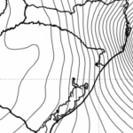 Ciclone se forma na costa do Sul do Brasil entre hoje e amanhã