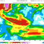 Sábado de chuva e temporais no Sul do Brasil