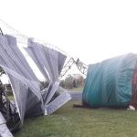 Tempo severo na Argentina e onda de calor no Sul do Brasil