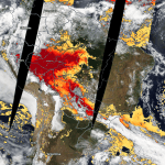Fumaça cobre 3,2 milhões de km2 na América do Sul