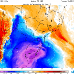 **ALERTA** Intensa incursão de ar polar no Brasil e Cone Sul