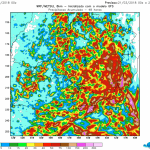 Muita chuva e temporais no Sudeste do Brasil