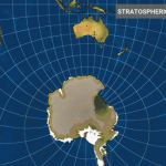 Raro fenômeno na estratosfera do Polo Sul pode afetar o Sul do Brasil