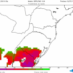 Veja os mapas com projeção de geada para a semana no Sul