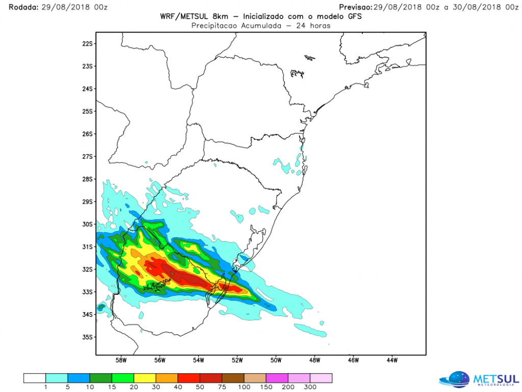 Muita chuva esperada no Sul gaúcho