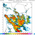 Calor com chuva e temporais isolados no Rio Grande do Sul