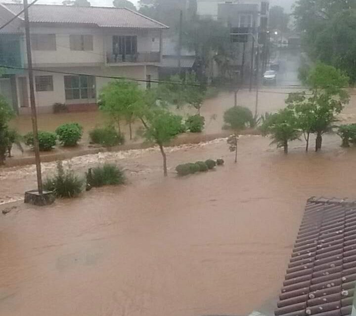 Chuva forte e temporais no Sul