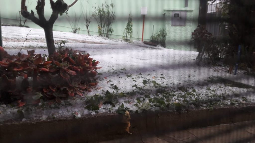 Tempestades de granizo atingem a Serra Gaúcha