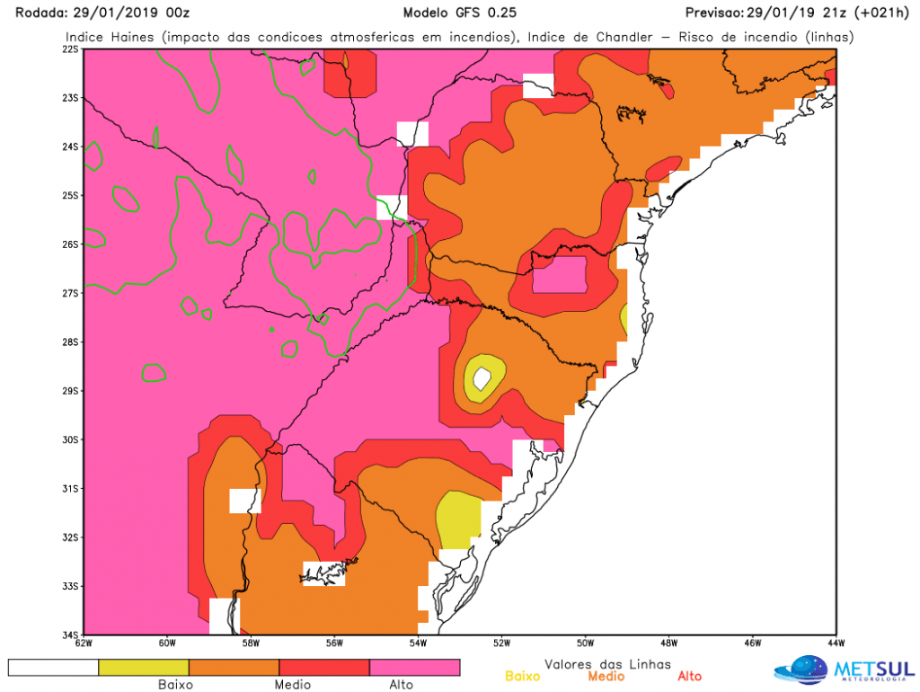 Calor intenso eleva muito risco de incêndio em vegetação