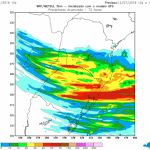 Pancadas de chuva forte entre hoje e amanhã na Grande Porto Alegre