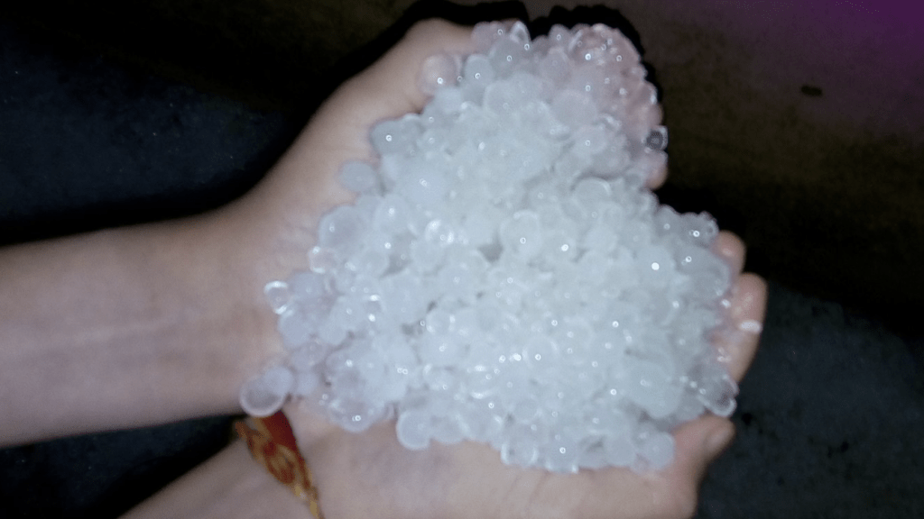 Um período do ano favorável a granizo