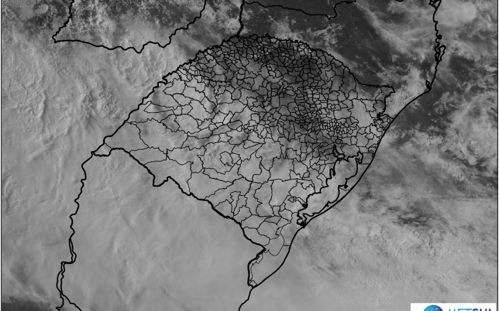 Frente semi-estacionária mantém instabilidade no Rio Grande do Sul