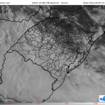 Frente semi-estacionária mantém instabilidade no Rio Grande do Sul